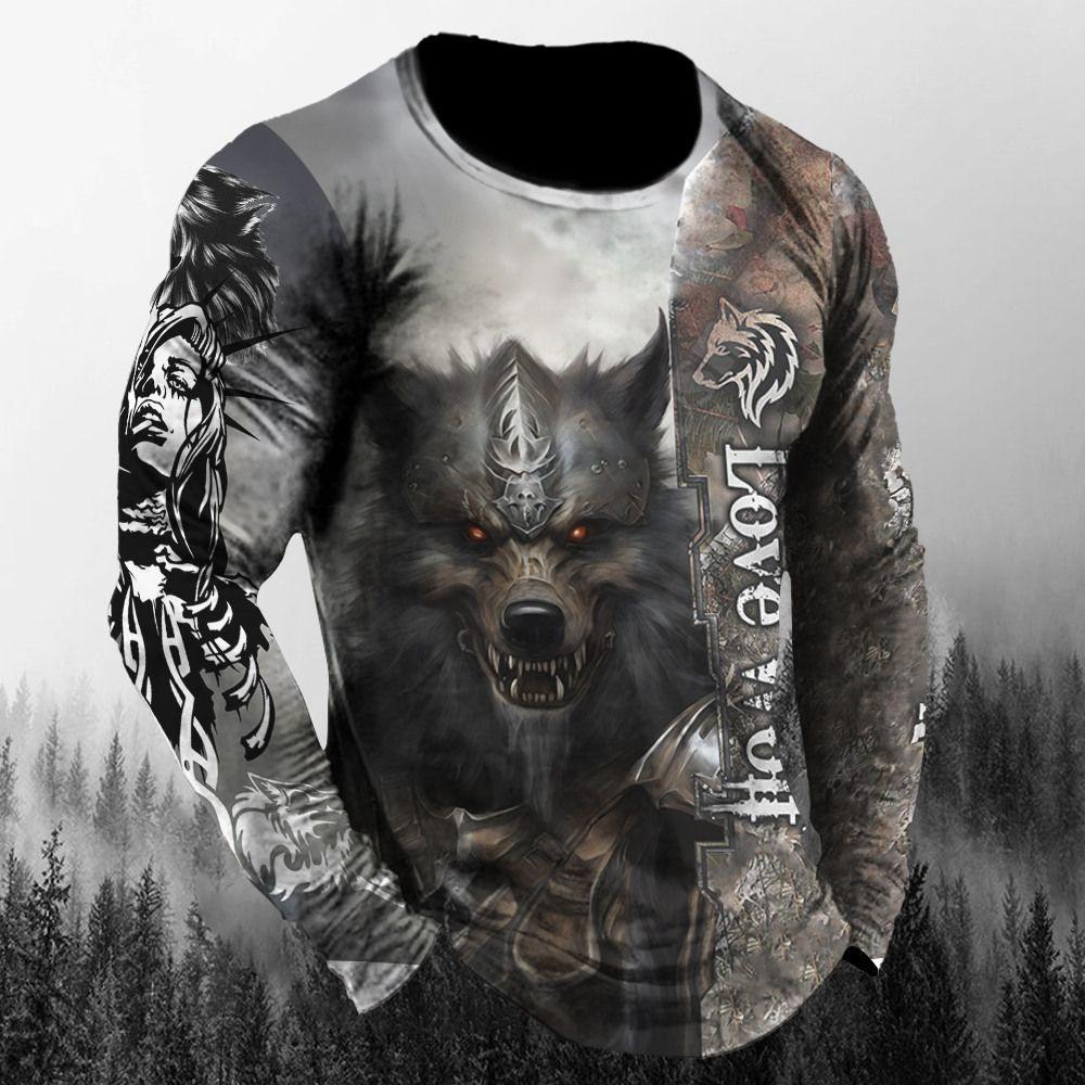 Animal T-Shirts For Mens 3D Wolf Printing Short Sleeve Tops Fashion Personality T Shirt Loose Oversized Tees Shirt Men Clothing