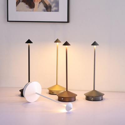 Kovová stolní lampa dotykové ovládání stmívatelné blikání bez 3 teplot barev Dobíjecí vnitřní/venkovní bezdrátová LED stolní lampa