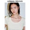 UR2026 Women's Urban Hollow Bow Cotton T-Shirt