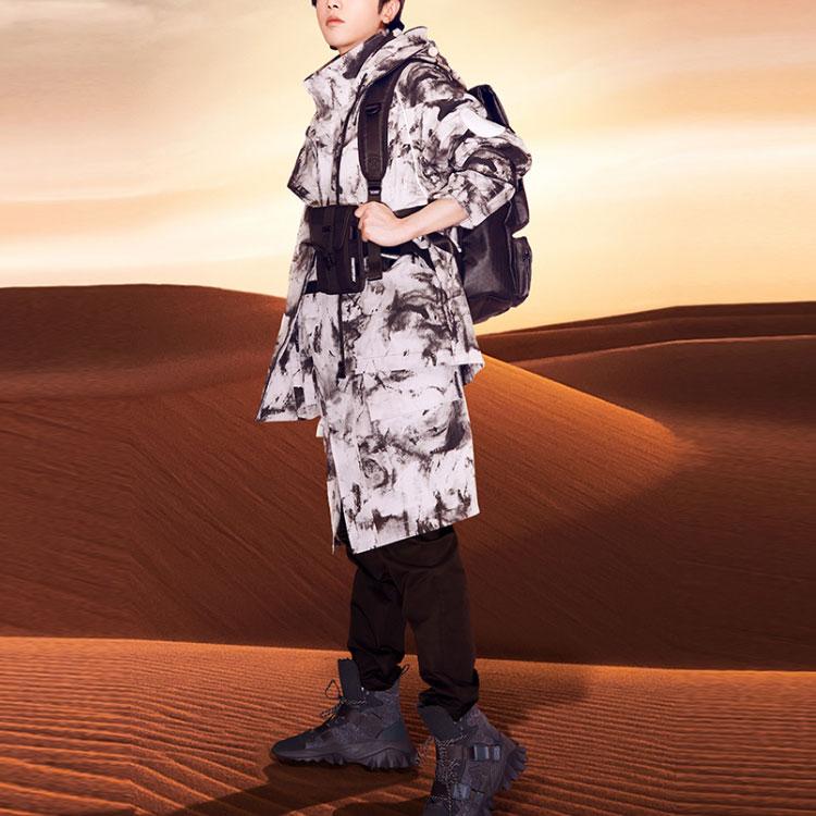 Li Ning CF Water Series Kapuzen-Langjacke Herren Oberbekleidung Standard-Schwarz AFDQ853-1