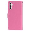 For Samsung Galaxy A35 5G Wallet Case Leather Phone Cover Owl Flower Imprinted