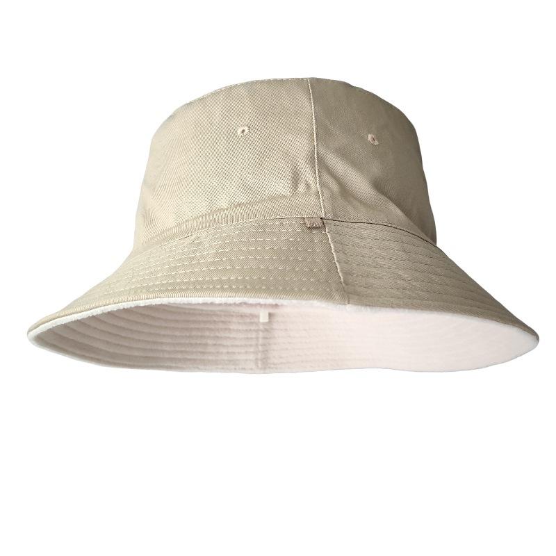 

62-64cm XXL Big Size Reversible Bucket Hats for Men Autumn Winter Plush and Thickened Fisherman Hat Unisex Large Size Warm Caps XXL62-64cm хаки