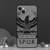 SPQR Roman Imperial Legion Phone Case For iPhone 15 13 11 12 14 Pro Max XS Plus X XR 12 13 Mini Soft Cover