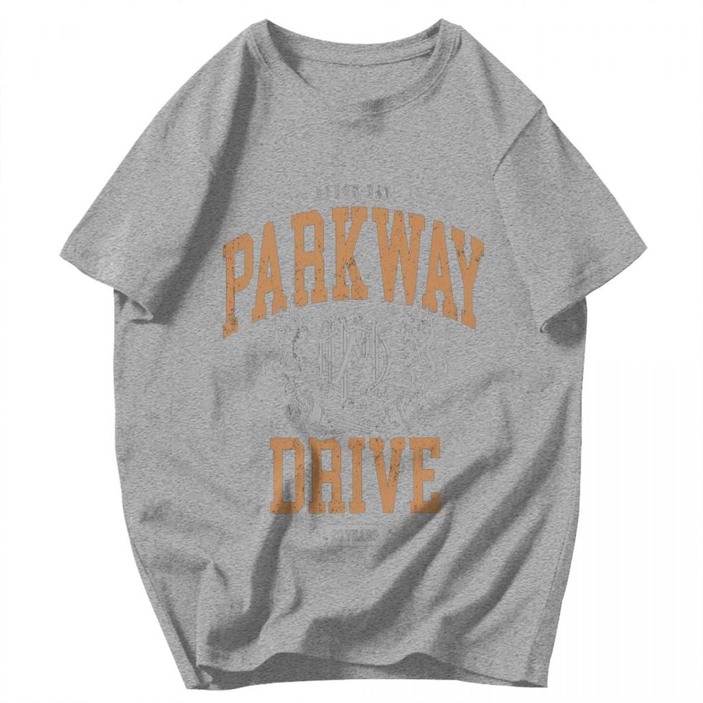 Men T Shirt Parkway Drive 20 Year Anniversary Europea Awesome Cotton Y2K Graphic Short Sleeve Unisex Clothing T Shirts