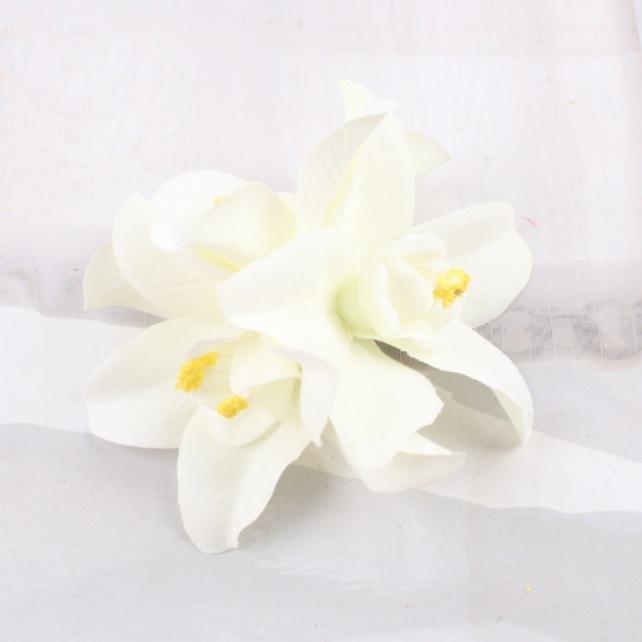 Bohemia Canna Flowers Samll Hair Clips Hawaii Bridal Flowers Hair Clips Hairpins Barrette For Wedding Hair Accessories