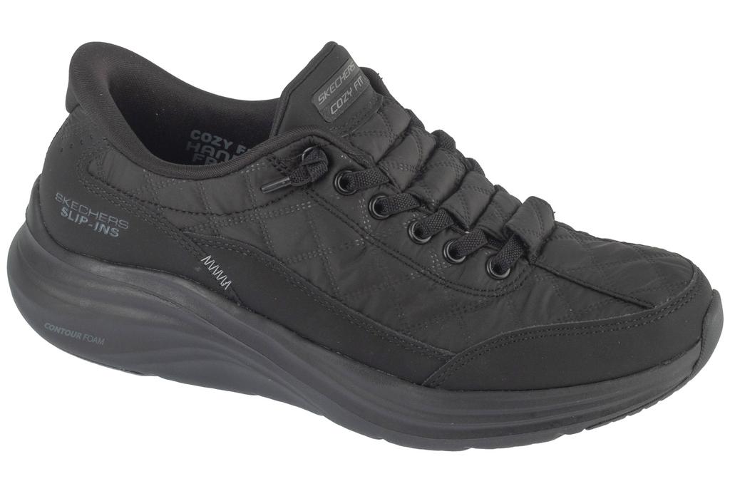 Skechers Slip-ins: Contour Foam - Cozy Fit, Womens black Sneakers