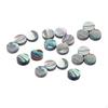 20 Count Guitar Inlay Dots for Fingerboard Use, Decorative Markers Bass Instruments