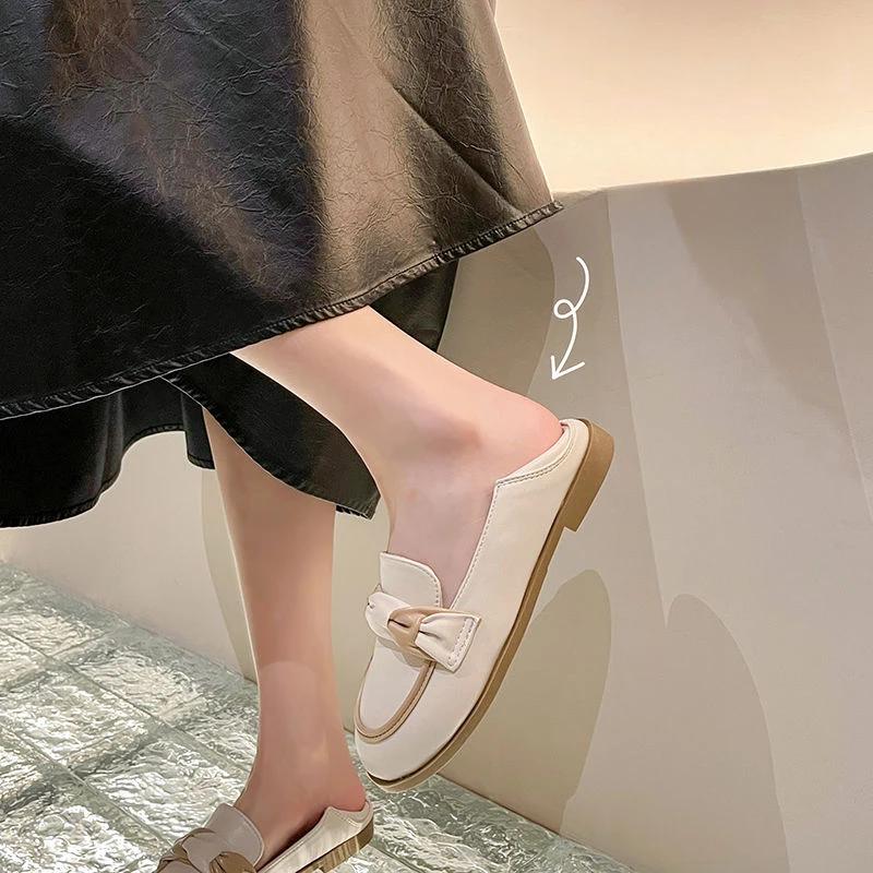 Fashion Pearl Ladies Footwear Round Toe Moccasins Women's Flat Shoes Shoe Elegant and Fashionable Low Price Non Slip On Offer Social Y2k