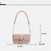 2025 new high-end sense simple temperament small square bag versatile diamond chain small bag underarm shoulder messenger bag tide