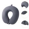Podróżna poduszka pod kark z pianki memory Ergonomiczny kształt na podróż pociągiem lub autobusem Poszewka zapinana na zamek