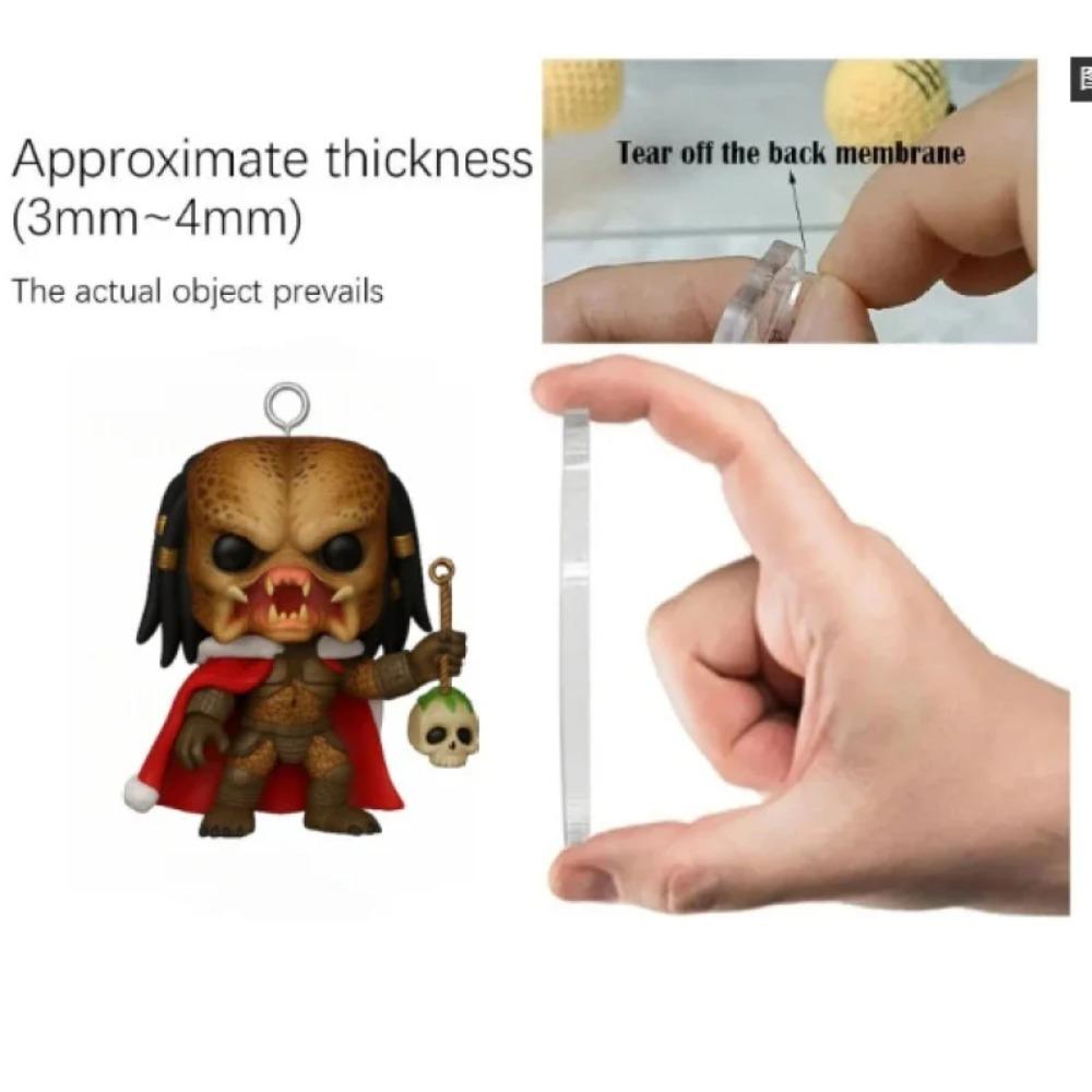 Acrylic Demon Hunter Christmas Tree Ornament Kpop Style Advent Blind Box Cute Gothic Holiday Decor Teens Gift Advent Calendar