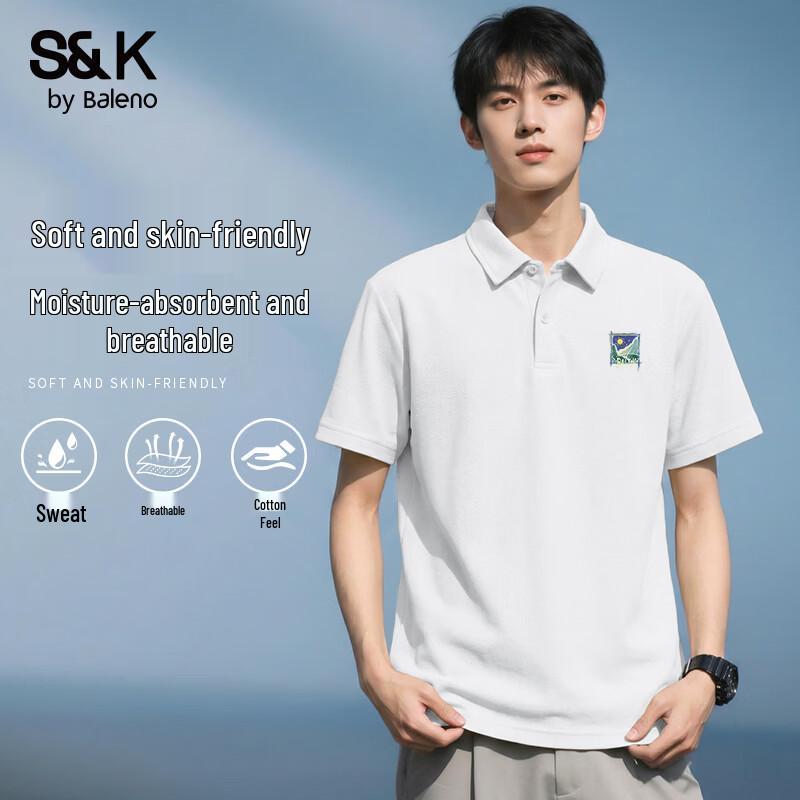 

Мужская повседневная дышащая футболка-поло с коротким рукавом Baleno 4XL