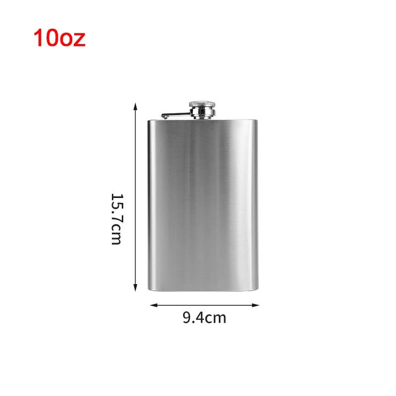 1-18Oz Stainless Steel Hip Flask Liquor Alcohol Whiskey Flask Cap Bottle Travel Liquid Container Accessory Portable Hip Flask