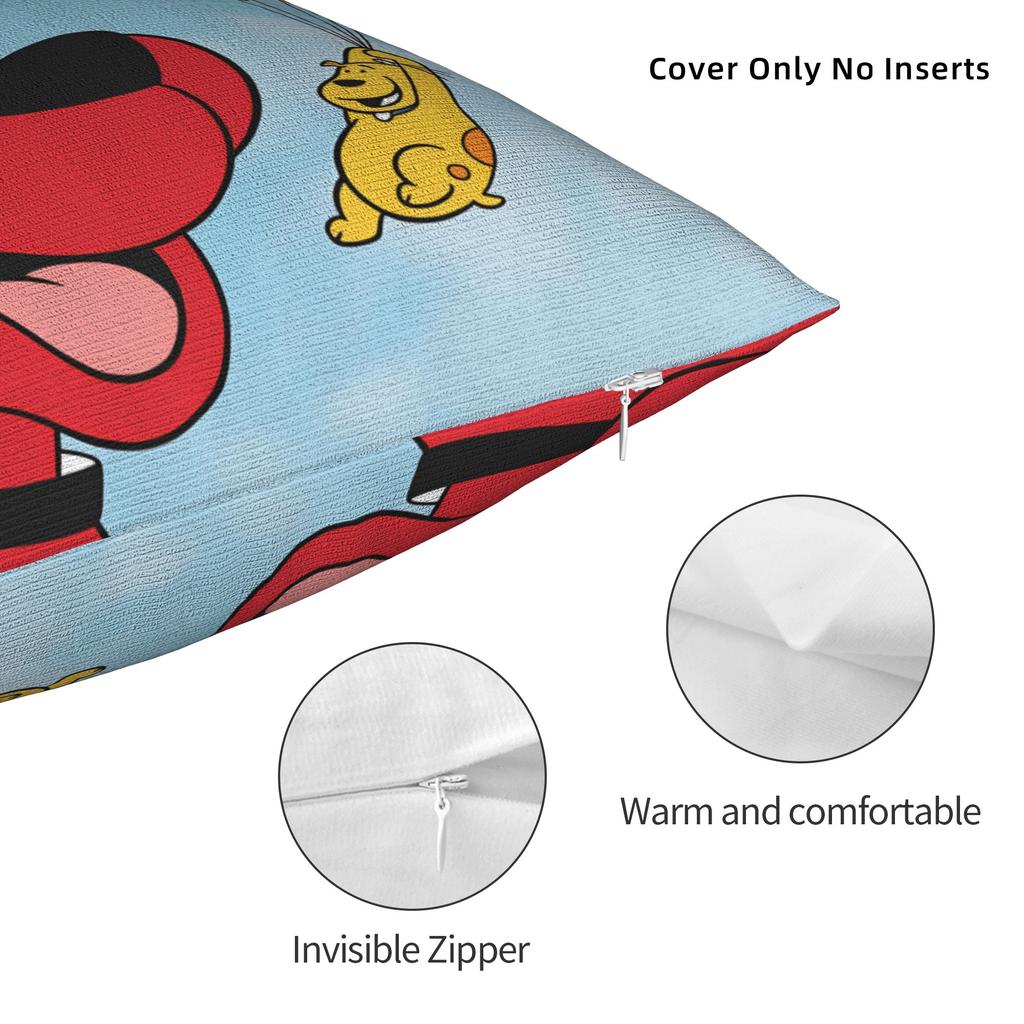 Pillow Case C-Clifford the Big Red Dog Soft  Pillow Cover For Sofa Home Decor Novelty Pillowcases