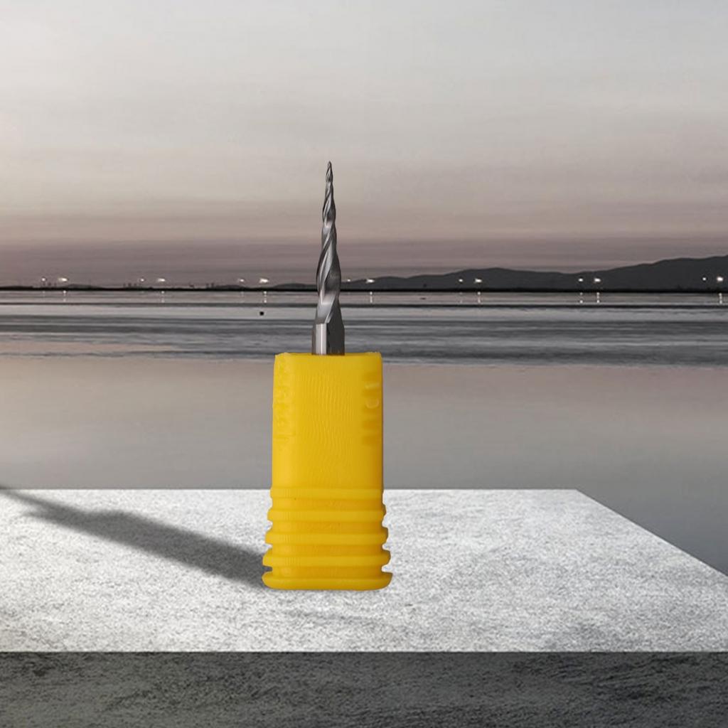 Bit End Mill Equipment 0.25mm 0.5mm 0.75mm 1.0mm Radius Router Carving