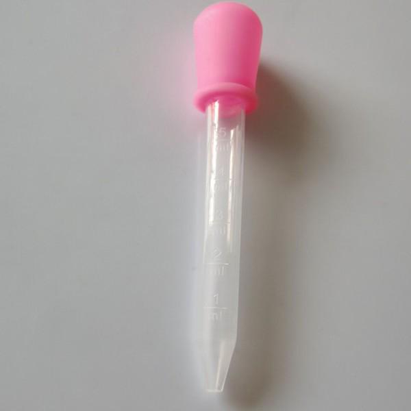 5ml Silikonové kapátko na léky pro miminka s designem proti zalknutí