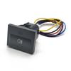 Car Red LED DRL Light Packing Radar Power On Off Camera Mirror Switch Button For Ford Focus 2 Mk2 2009 2010 2011 Accessories