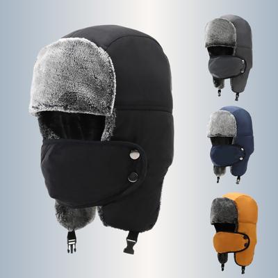 Winter WarmHat Women Men Outdoor Cycling Windproof Waterproof Ear Protection Beanie Cap