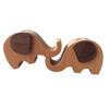 Elephant Pen Holder Phone Stand  Wooden Elephant Shaped Desk Organizer Decor Elephant Gifts for Women