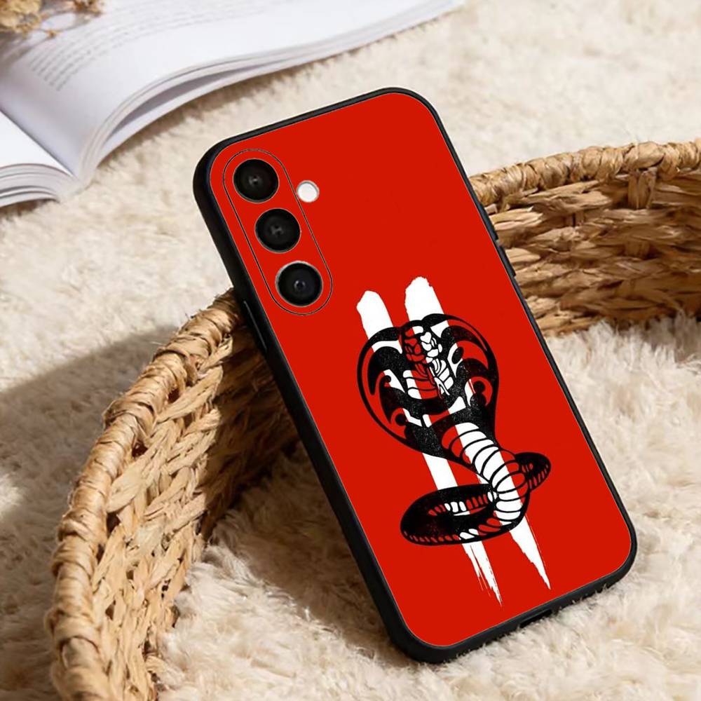 C-Cobra Kai Snake Phone Case For Samsung Galaxy A91,80,73,72 ,71,53,52,32 ,31,22,21s,20,Soft Black Case