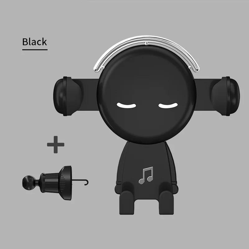 Heißer Schwerkraft-Handyhalter Lüftungsschlitzhalterung Cartoon Kreativ Navigation Handyhalter Für Iphone Autozubehör Dropshippin