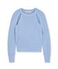 Nodeuyuumeon Raglan Slit Hazzi Knit [Blue]
