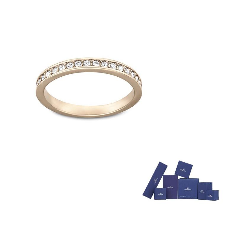 Swarovski Rose Gold plated Rings Womens Rose Gold 60-Original brand box розового золота