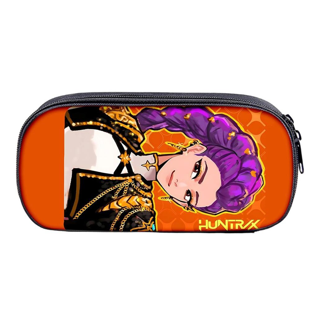 Printed Peripheral Pencil Bag Witch Girls Group Primary And Secondary School Students Pencil Case