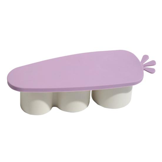 Yousheng Flower-Shaped Ice Mold Tray with Lid Carrot Design Food Grade Stackable Ice Cube Shape Mold Coffee Glass Ice Cube Maker