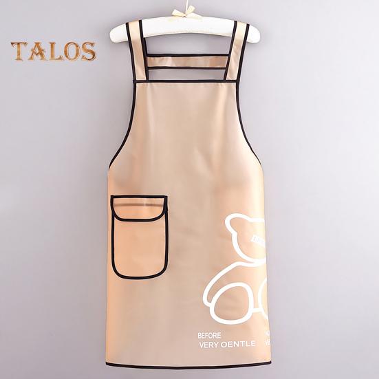 Фартук шеф-повара Прозрачный против пятен ТПУ Классический фартук с ремешком для легкой — фото 4