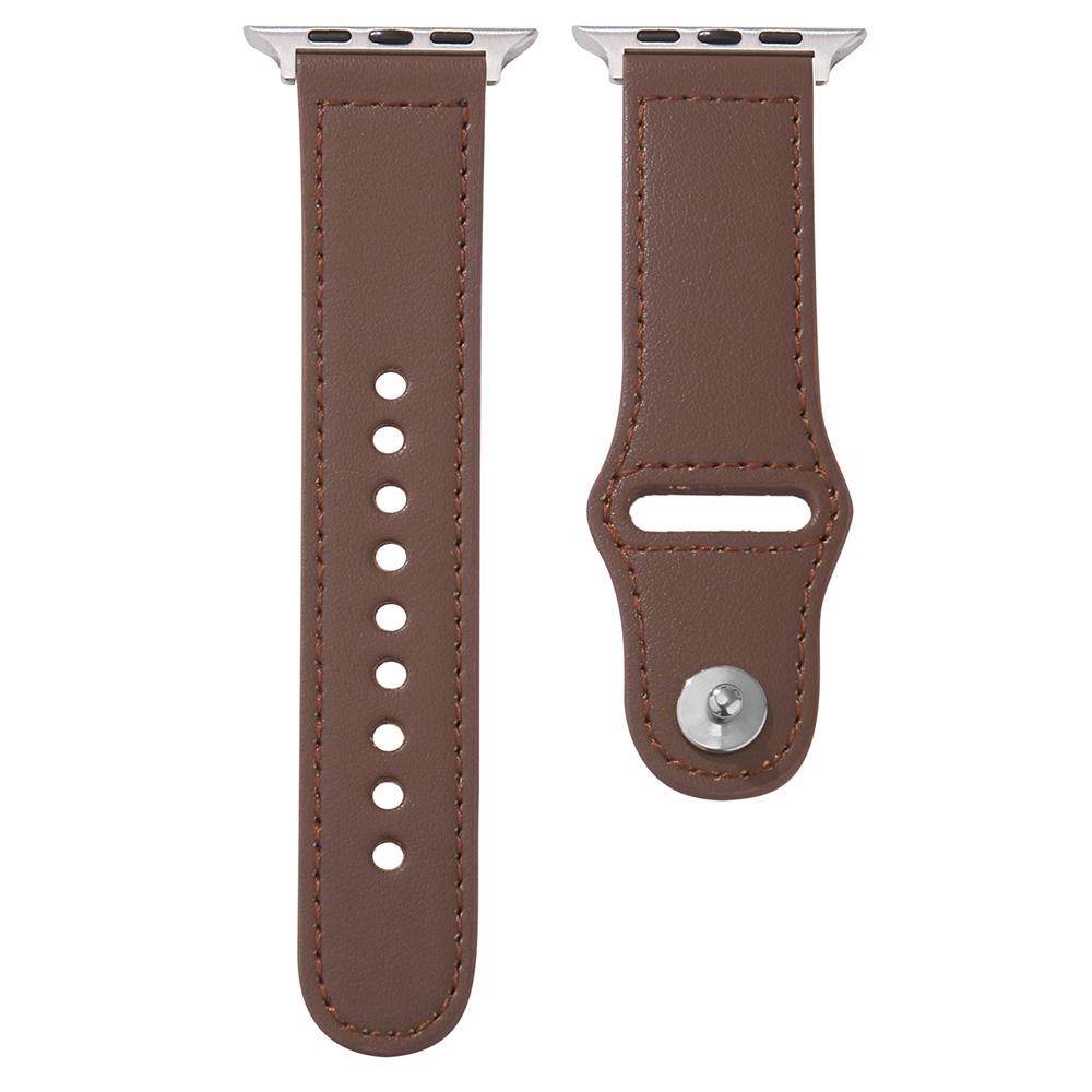 For Apple Watch 10 46mm/Ultra 2/Ultra 49mm/9 8 7 45mm/SE (2023) SE (2022) SE 6 5 4 44mm/3 2 1 42mm Genuine Cow Leather Watchband