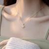 Chinese-Style Ruyi Ping An Lock Chalcedony Necklace – Elegant Xiangyun Pendant Choker for Women