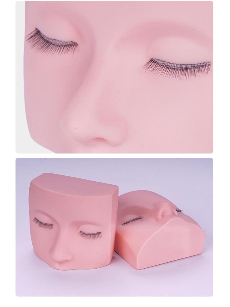 Μανεκέν Πρακτικής Βλεφαρίδων Τριών Στρώσεων με Αντικαταστάσιμα Βλέφαρα για Εκπαίδευση Επέκτασης Βλεφαρίδων.