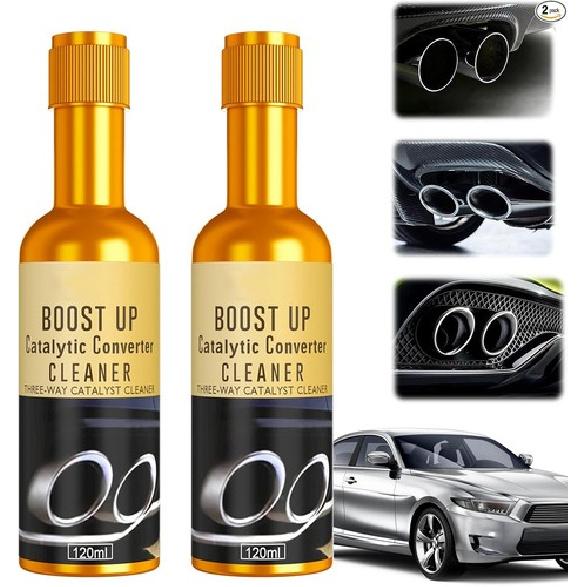 2pcs Catalytic Converter Cleaner Auto Parts Engine, Boost Up Cleaner, Exhaust Sy