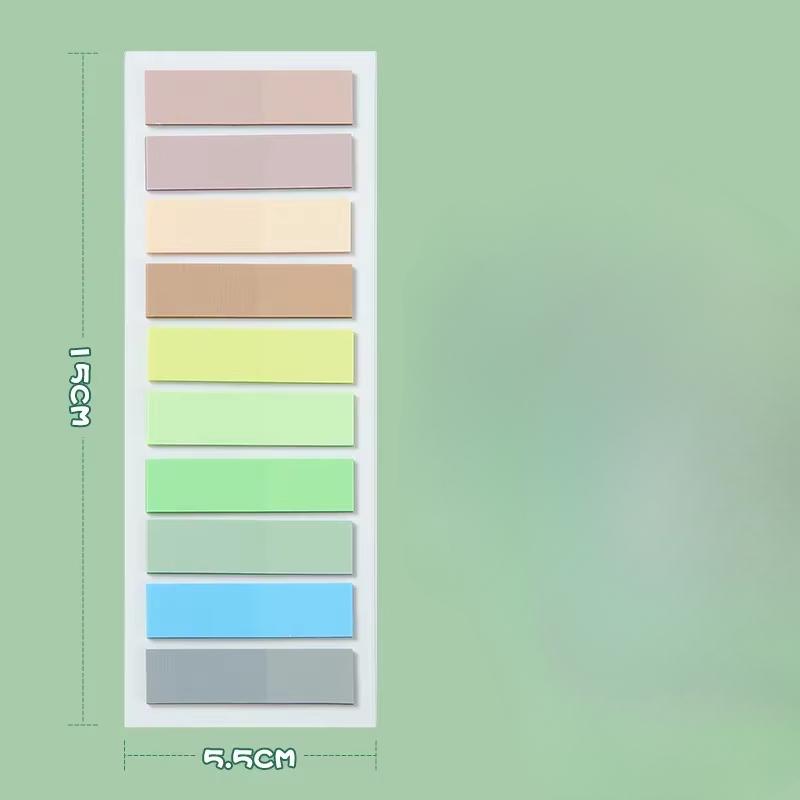 

200 листов/комплект, простота, липкая заметка, креативная серия с градиентом цвета, липкий блокнот для изучения, канцелярские принадлежности, указатель, липкая заметка для студентов