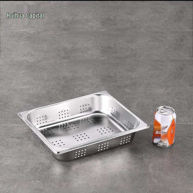 HUIHUADU Stainless Steel Perforated Gastronorm Pans & Covers