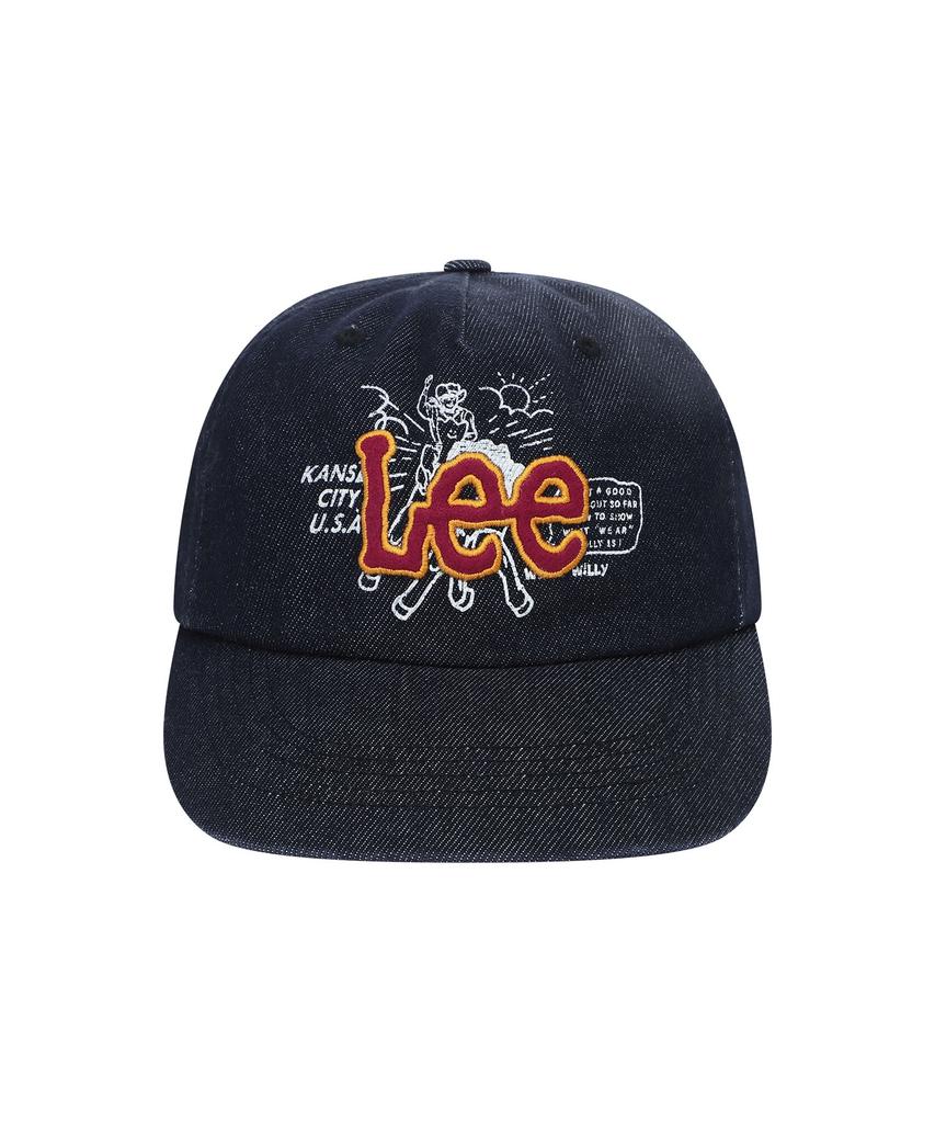 WACKY WILLY [Wacky Willy X Lee] Denim Graphic Ball Cap Dark Indigo