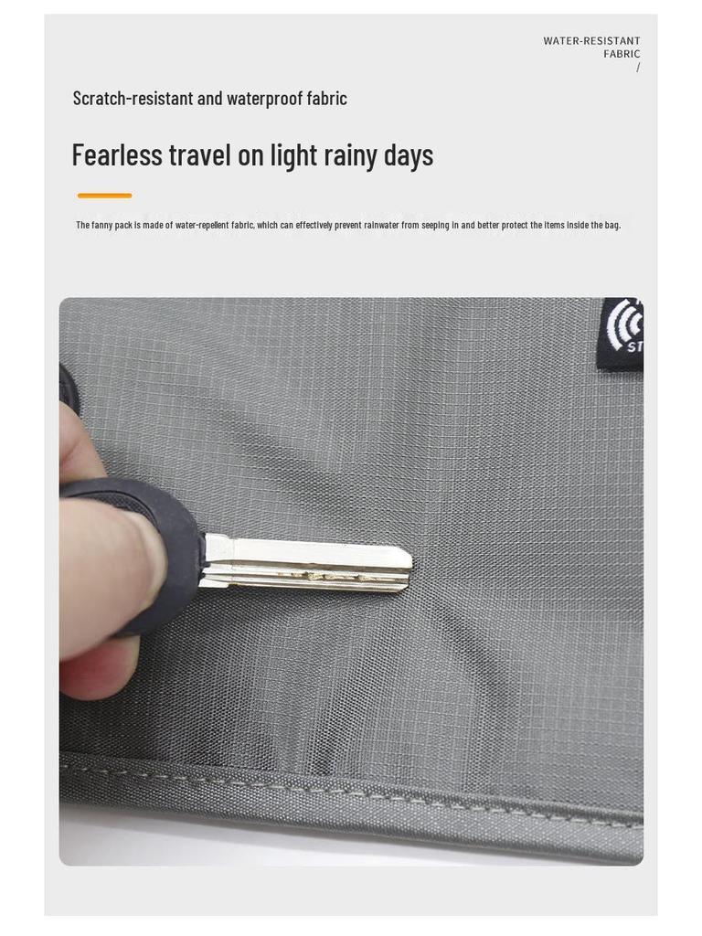 Unisex Waterproof Sports Fanny Pack - Multifunctional Running Waist Belt Bag for Phone and Marathon Gear