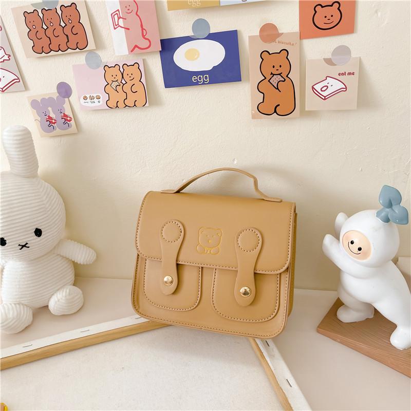 Simple and Retro Flip-top Bag, Anti-theft Backpack, Exquisite Children's Bag, Trendy Bag
