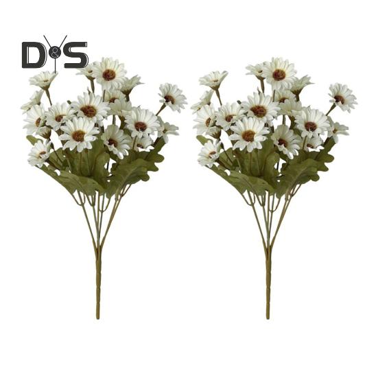 1/2 vnt. Imituota gėlių kompozicija, Mažai priežiūros, Realistiška dirbtinė gėlė, Namų sodo vidaus ir lauko dekoras