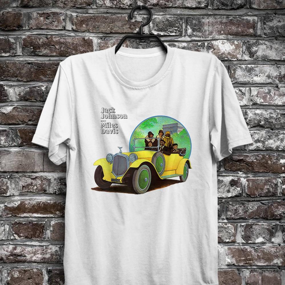 A Tribute to Jack Johnson Miles Davis Jazz Trumpeter Music TShirt Steve Grossman Unisex T-Shirt Graphic Tee XXXXL