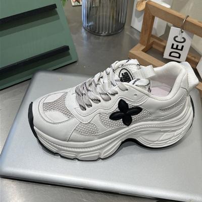 Muffin Platform Dad Shoes Women's New Spring and Summer Small Man Height Increase Versatile Light Sports Shoes