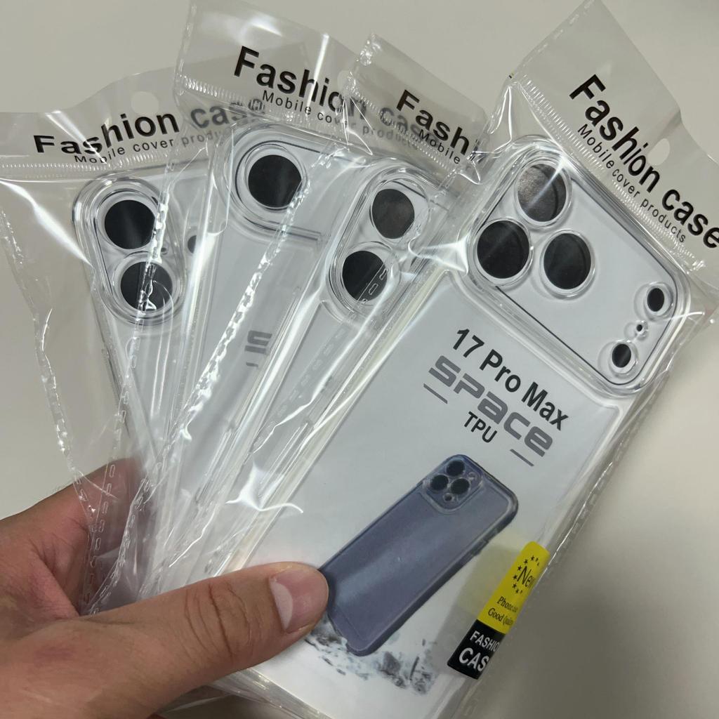 iPhone 15 Pro XR Space Shell Drop-Proof TPU Case XS Transparent