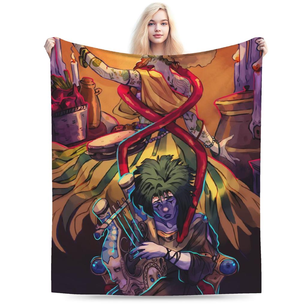 Hades Zagreus Plush Blankets Girls Boys Flannel Bedding Throws For Bedroom Soft Warm Design Quality Bedspread Birthday Gift