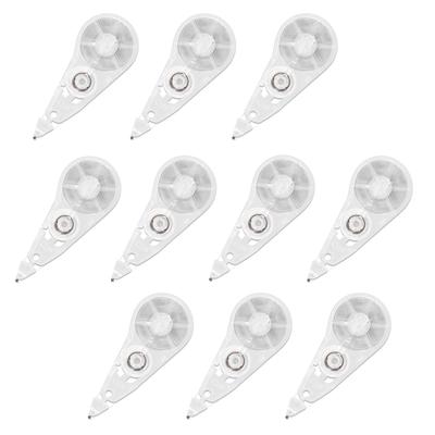 Plus Whiper Quiet Correction 5mm Replacement Pack of X 10 Tape, Wide, Tape, Clear, WH-2105R, 10, 52-846