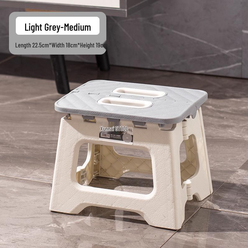 Thickened Plastic Folding Chair for Kids - Portable Indoor/Outdoor Stool