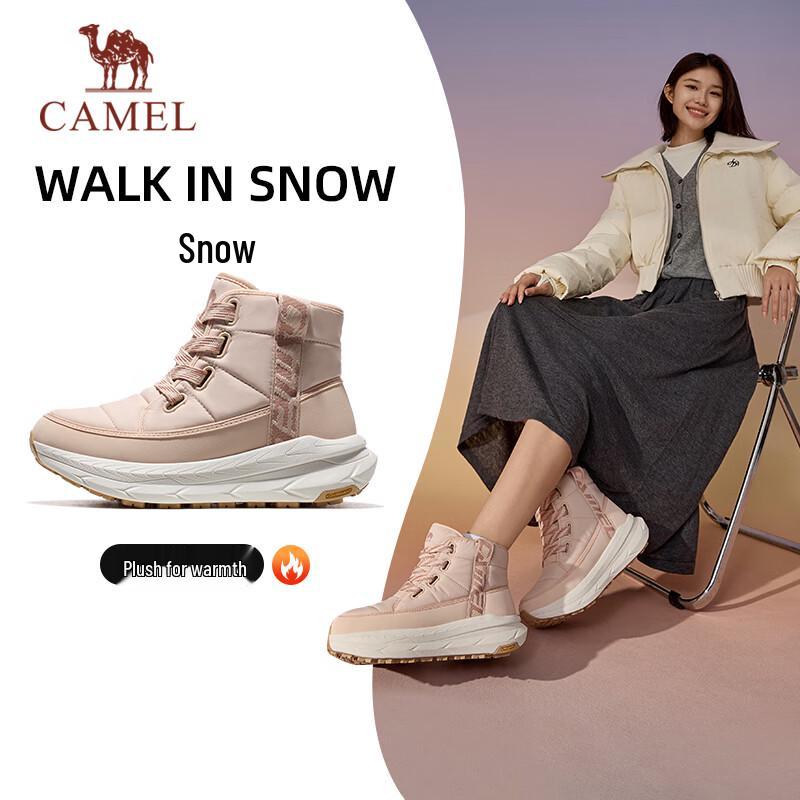 CAMEL Unisex High-Top Plush-Lined Casual Snow Boots 39 4660₽