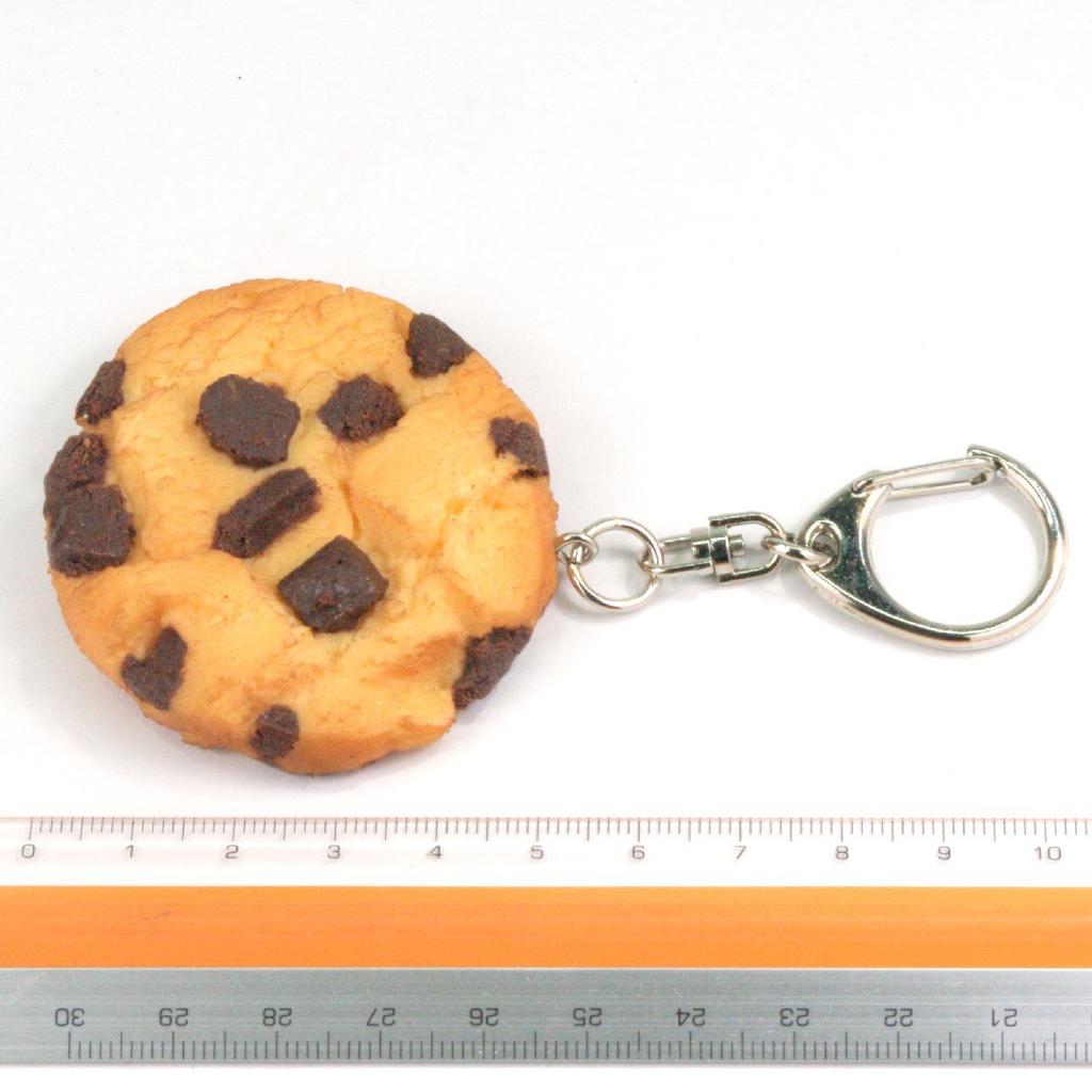 Food Sample Keychain Chocolate Chip Cookie Looks Like You Want to Eat It 061OK -