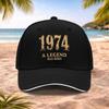 Legendary Birth Fashion Baseball Cap Lightweight Adjustable Unisex Cap for Running Fitness Outdoor