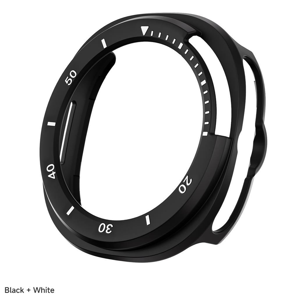 Full-Coverage Bumper Case for Samsung Galaxy Watch 8 Classic 46mm,[No Screen Protector]Slim Shockproof Cover for Samsung Watch 8
